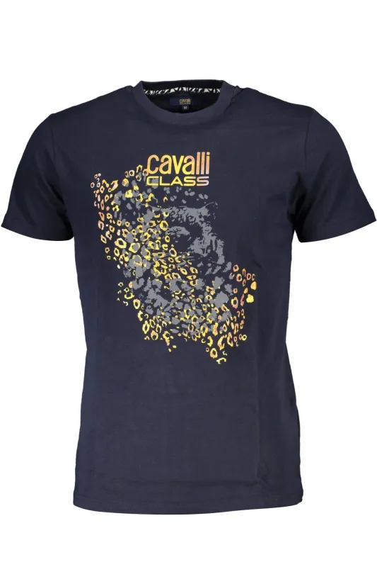 CAVALLI CLASS SHORT SLEEVE T-SHIRT MEN BLUE sold by Siebentaschen