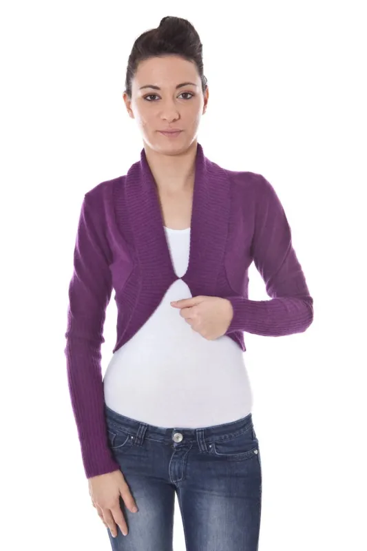 DATCH SHRUG LONG SLEEVES PURPLE WOMAN sold by Siebentaschen