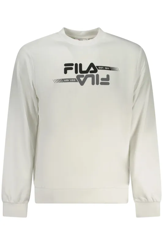 FILA MEN S WHITE ZIP-UP SWEATSHIRT made by Fila