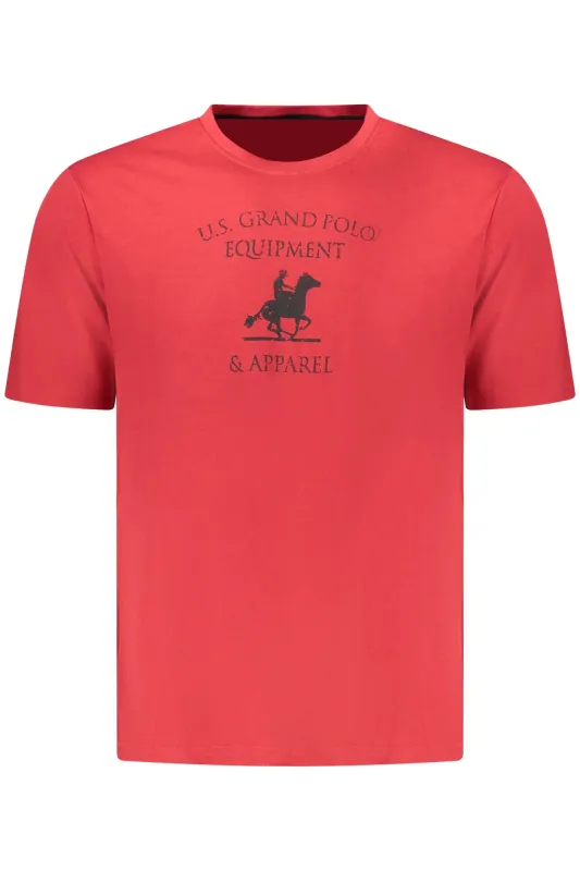 US GRAND MEN S SHORT-SLEEVED RED T-SHIRT sold by Siebentaschen