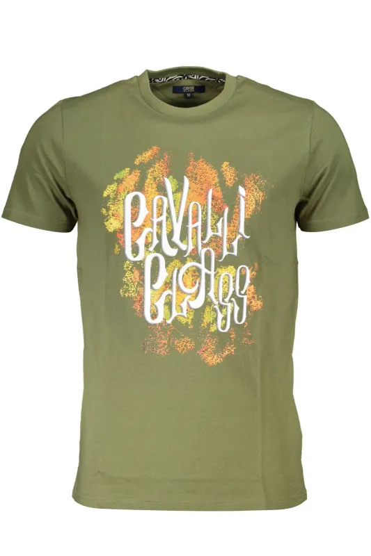 CAVALLI CLASS SHORT SLEEVE T-SHIRT MEN GREEN sold by Siebentaschen
