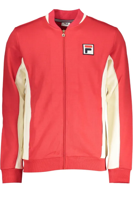 FILA MEN S RED ZIP SWEATSHIRT sold by Siebentaschen