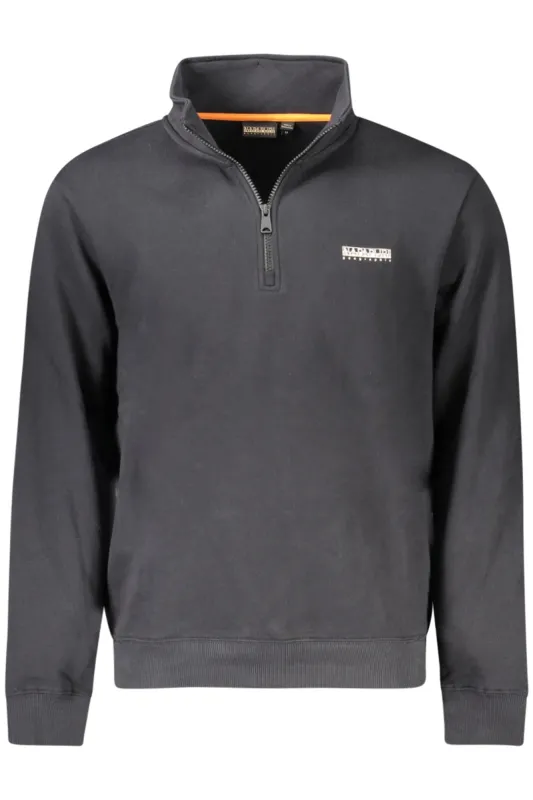 NAPAPIJRI MEN S BLACK ZIP-UP SWEATSHIRT sold by Siebentaschen