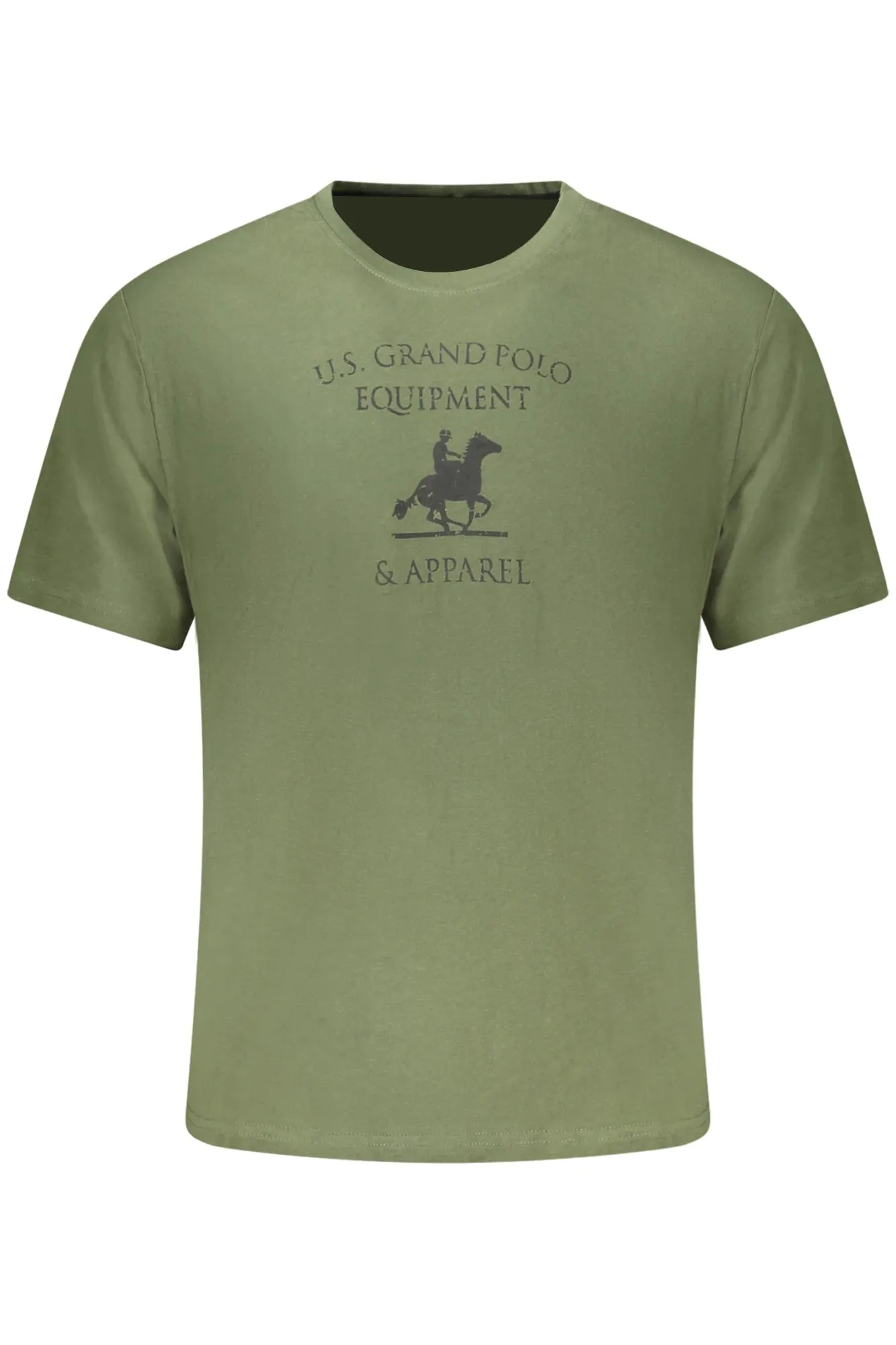 US GRAND MEN S SHORT-SLEEVED GREEN T-SHIRT sold by Siebentaschen