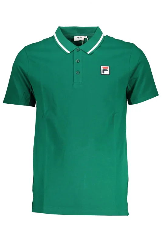 FILA MEN S GREEN SHORT SLEEVED POLO SHIRT sold by Siebentaschen