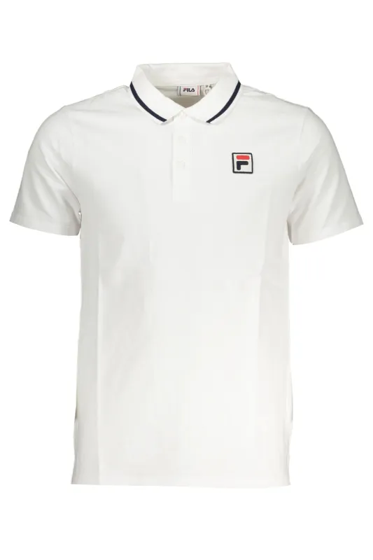FILA MEN S WHITE SHORT SLEEVED POLO SHIRT sold by Siebentaschen