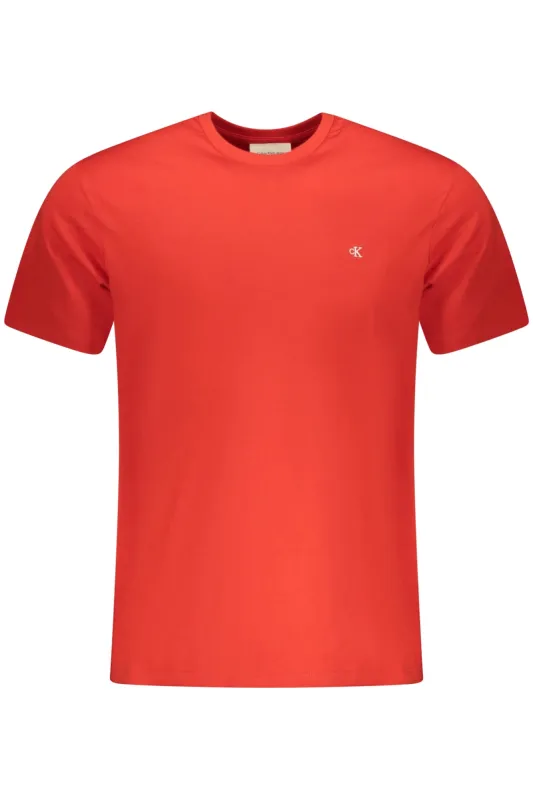 CALVIN KLEIN MEN S SHORT-SLEEVED T-SHIRT RED sold by Siebentaschen