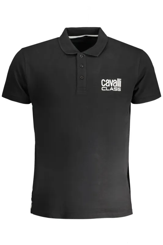 CAVALLI CLASS MEN S SHORT SLEEVED POLO SHIRT BLACK sold by Siebentaschen