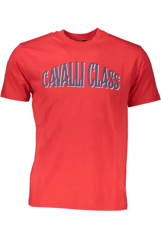 CAVALLI CLASS SHORT SLEEVE T-SHIRT MEN RED sold by Siebentaschen