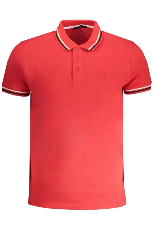 CAVALLI CLASS MEN S SHORT SLEEVED POLO SHIRT RED sold by Siebentaschen