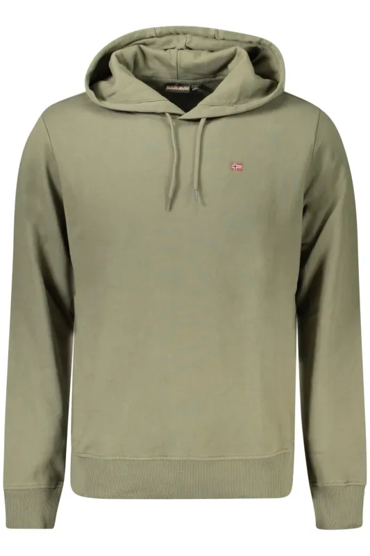 NAPAPIJRI MEN S ZIP-UP SWEATSHIRT, GREEN sold by Siebentaschen