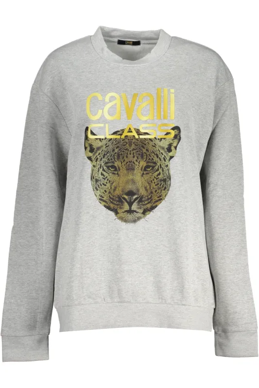 CAVALLI CLASS WOMEN S GRAY ZIPLESS SWEATSHIRT sold by Siebentaschen