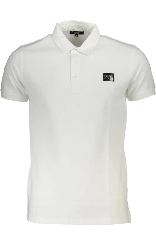 CAVALLI CLASS POLO SHORT SLEEVE MAN WHITE sold by Siebentaschen