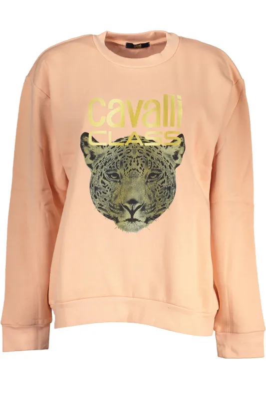 CAVALLI CLASS WOMEN S PINK SWEATSHIRT WITHOUT ZIP sold by Siebentaschen