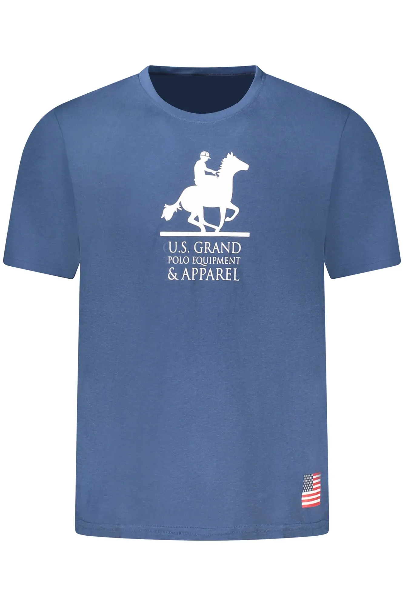 US GRAND MEN S SHORT-SLEEVE T-SHIRT BLUE sold by Siebentaschen