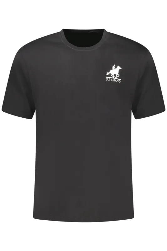 US GRAND MEN S BLACK SHORT-SLEEVE T-SHIRT sold by Siebentaschen
