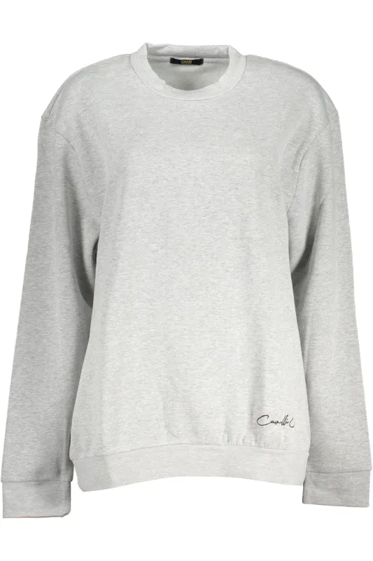 CAVALLI CLASS WOMEN S GRAY ZIPLESS SWEATSHIRT sold by Siebentaschen