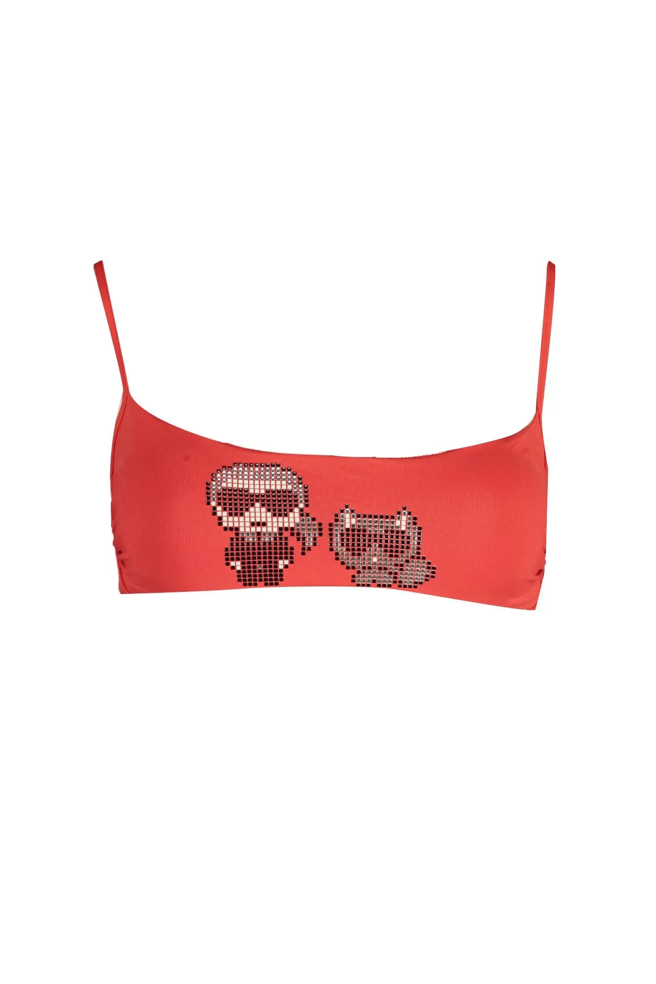 KARL LAGERFELD BEACHWEAR TOP WOMEN S COSTUME RED sold by Siebentaschen