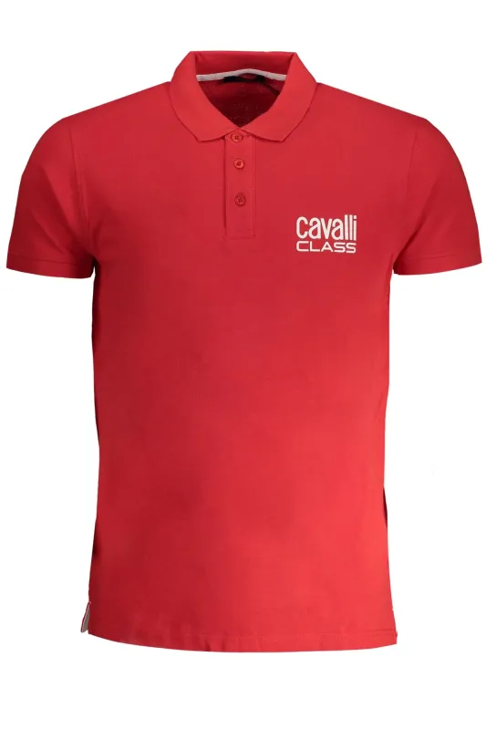 CAVALLI CLASS MEN S SHORT SLEEVED POLO SHIRT RED sold by Siebentaschen