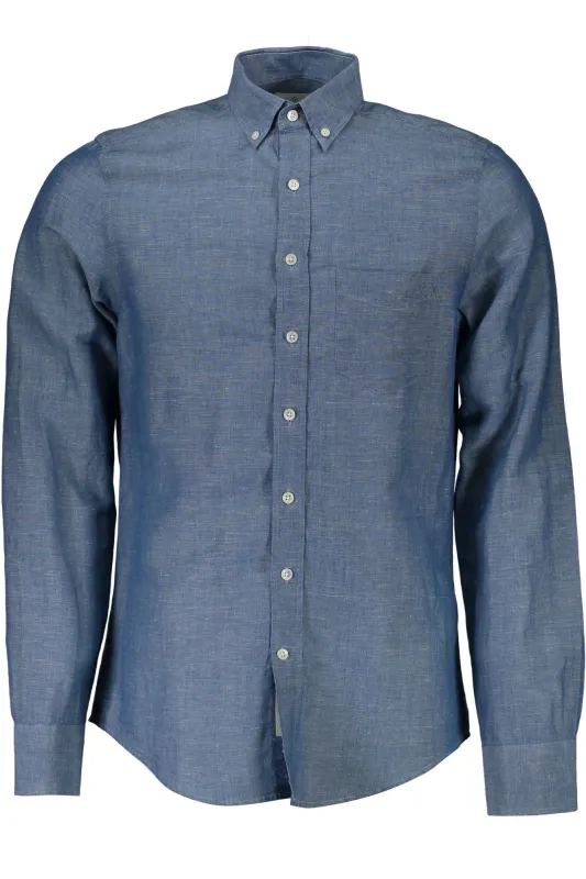GANT MEN S BLUE LONG SLEEVE SHIRT sold by Siebentaschen