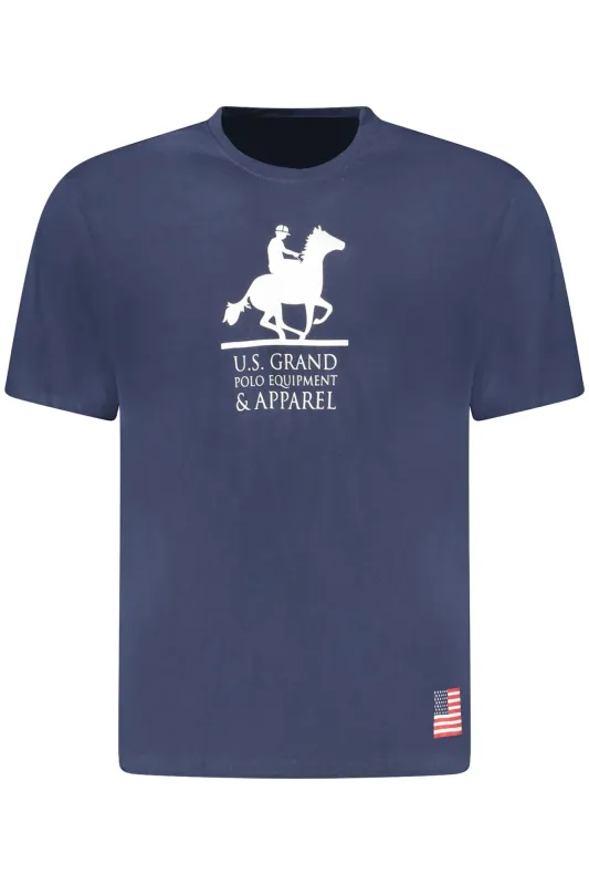 US GRAND MEN S SHORT-SLEEVE T-SHIRT BLUE sold by Siebentaschen