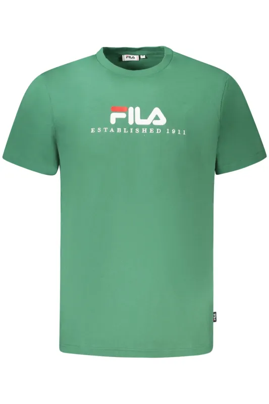 FILA SHORT SLEEVE T-SHIRT MEN GREEN sold by Siebentaschen