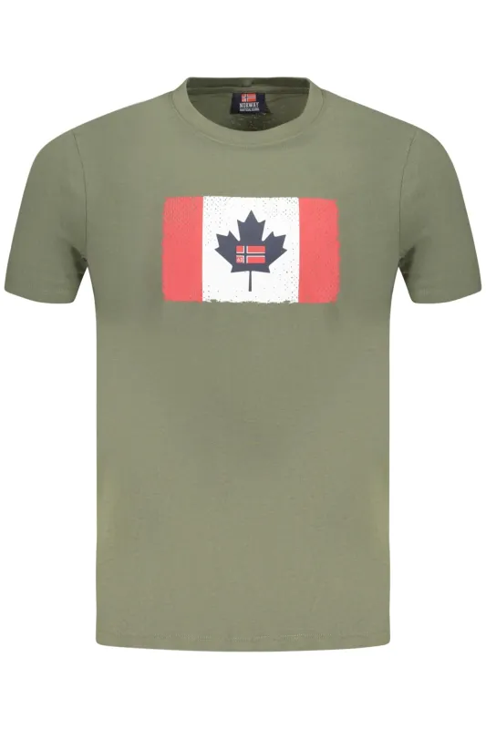 NORWAY 1963 MEN S SHORT SLEEVE T-SHIRT GREEN sold by Siebentaschen