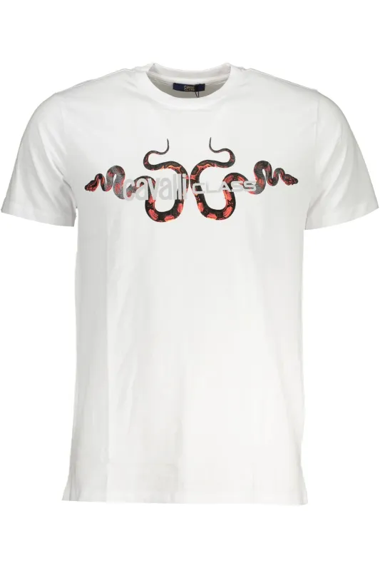 CAVALLI CLASS MEN S SHORT SLEEVED T-SHIRT WHITE sold by Siebentaschen