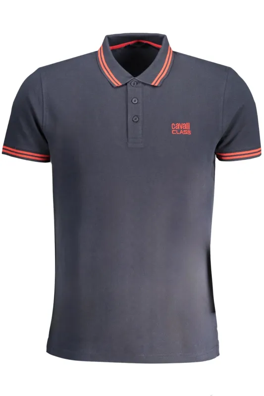 CAVALLI CLASS MEN S SHORT SLEEVED POLO SHIRT BLUE sold by Siebentaschen