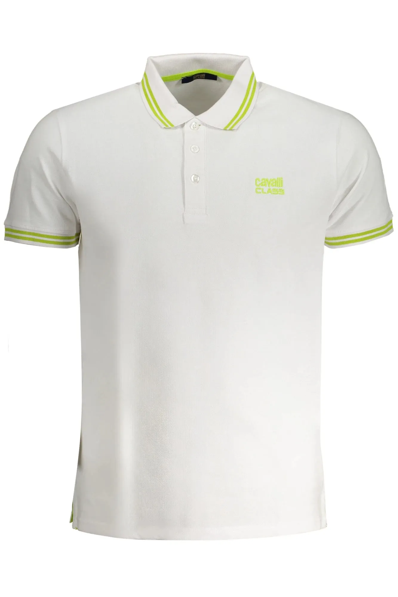 CAVALLI CLASS MEN S WHITE SHORT SLEEVED POLO SHIRT sold by Siebentaschen
