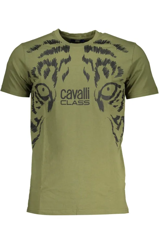 CAVALLI CLASS GREEN MEN S SHORT SLEEVED T-SHIRT sold by Siebentaschen