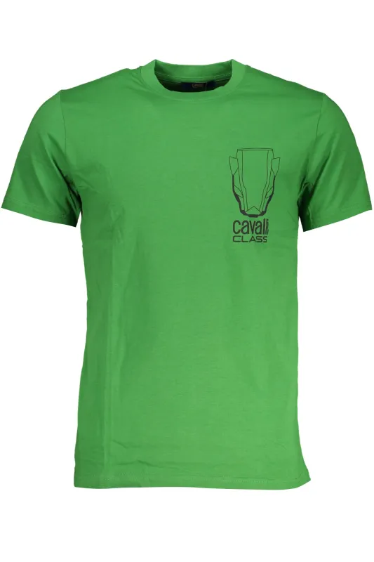 CAVALLI CLASS GREEN MEN S SHORT SLEEVED T-SHIRT sold by Siebentaschen
