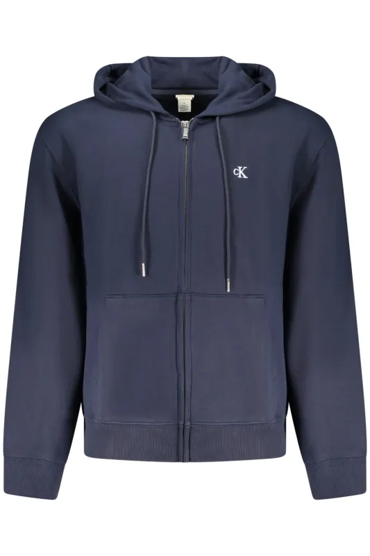 CALVIN KLEIN MEN S BLUE ZIP-UP SWEATSHIRT sold by Siebentaschen