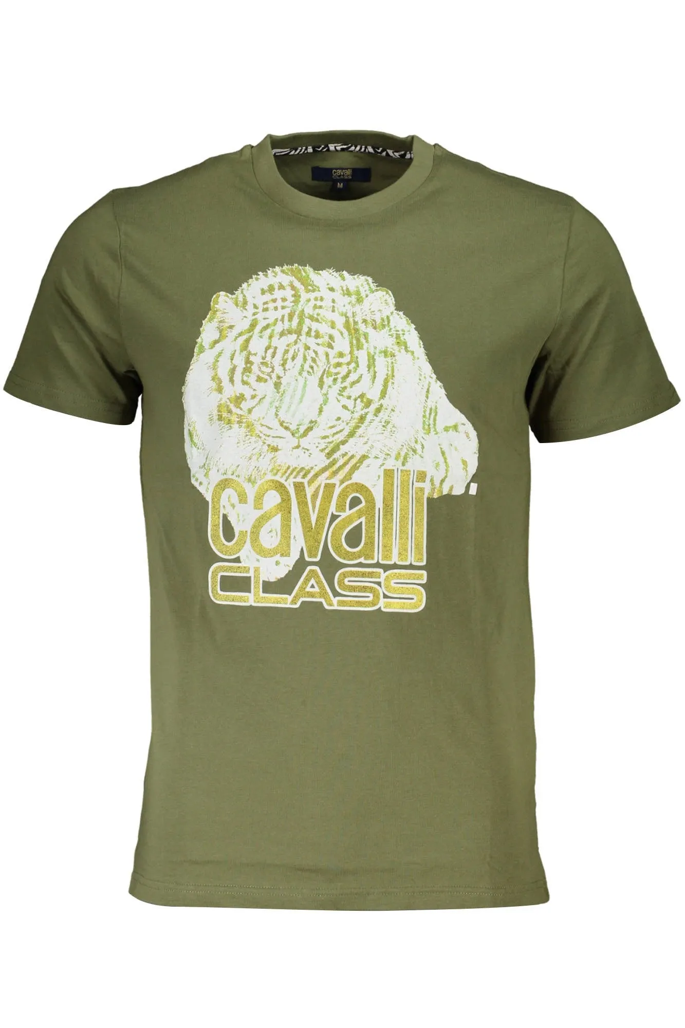 CAVALLI CLASS T-SHIRT SHORT SLEEVE MAN GREEN sold by Siebentaschen