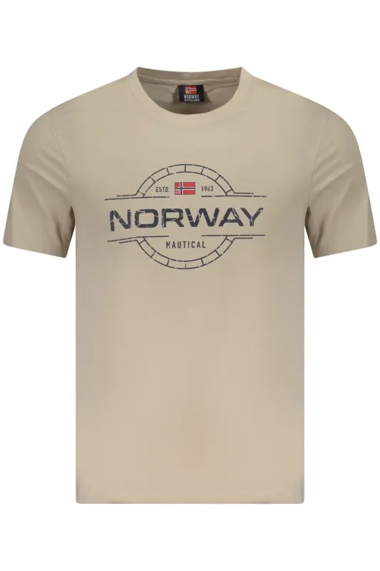 NORWAY 1963 MEN S SHORT SLEEVE T-SHIRT BEIGE sold by Siebentaschen