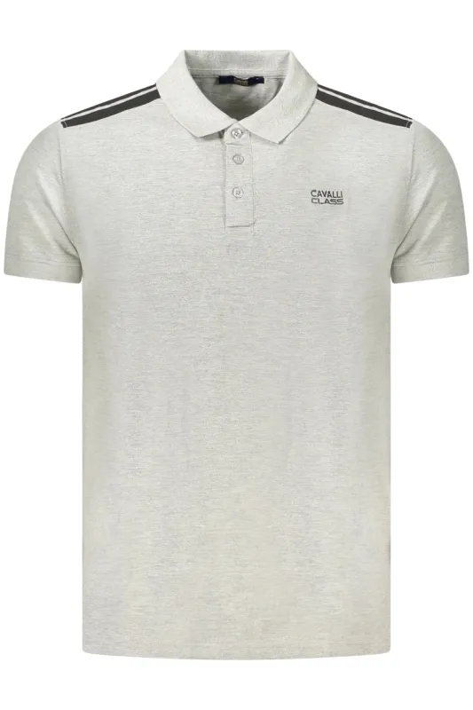 CAVALLI CLASS POLO SHORT SLEEVES MEN GREY sold by Siebentaschen