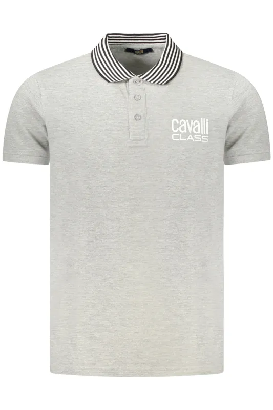 CAVALLI CLASS POLO SHORT SLEEVES MEN GREY sold by Siebentaschen
