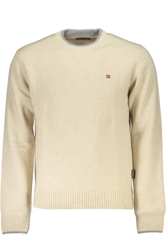 NAPAPIJRI MEN S BEIGE SWEATER sold by Siebentaschen
