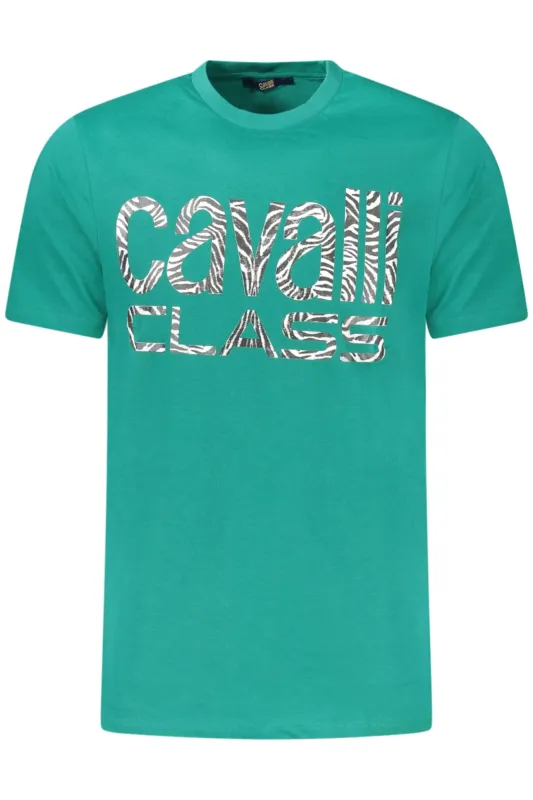 CAVALLI CLASS SHORT SLEEVE T-SHIRT MEN GREEN sold by Siebentaschen
