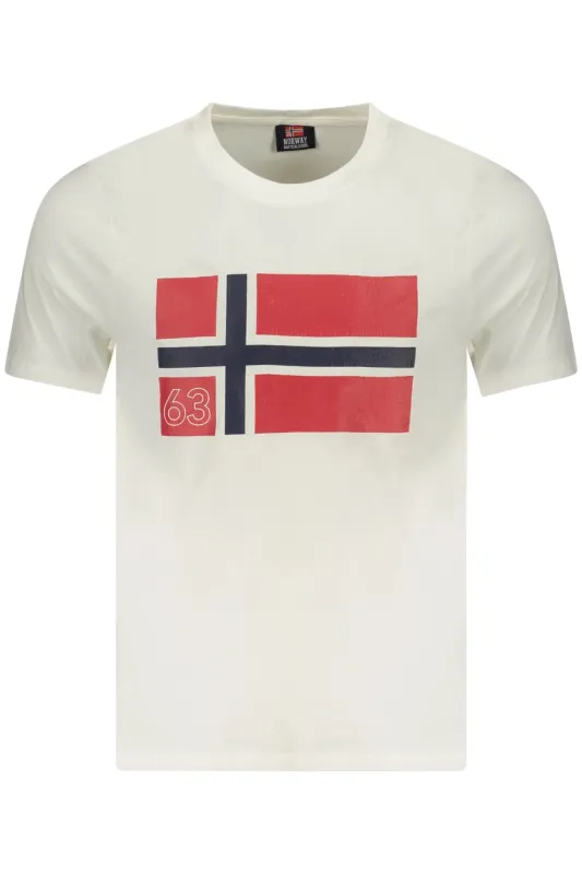 NORWAY 1963 MEN S SHORT SLEEVE T-SHIRT WHITE sold by Siebentaschen