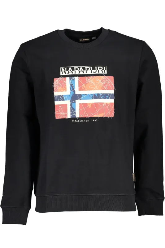 NAPAPIJRI MEN S BLACK ZIPLESS SWEATSHIRT sold by Siebentaschen