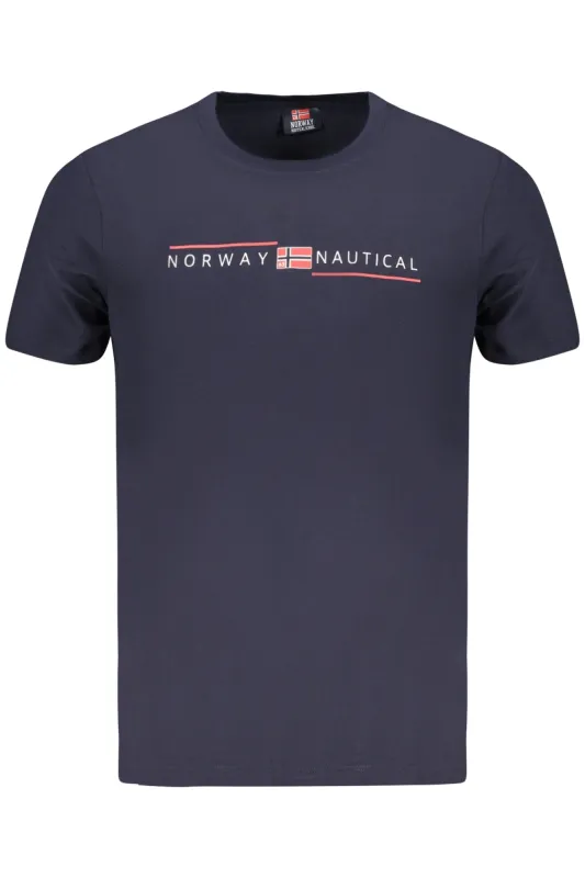 NORWAY 1963 MEN S SHORT SLEEVE T-SHIRT BLUE sold by Siebentaschen