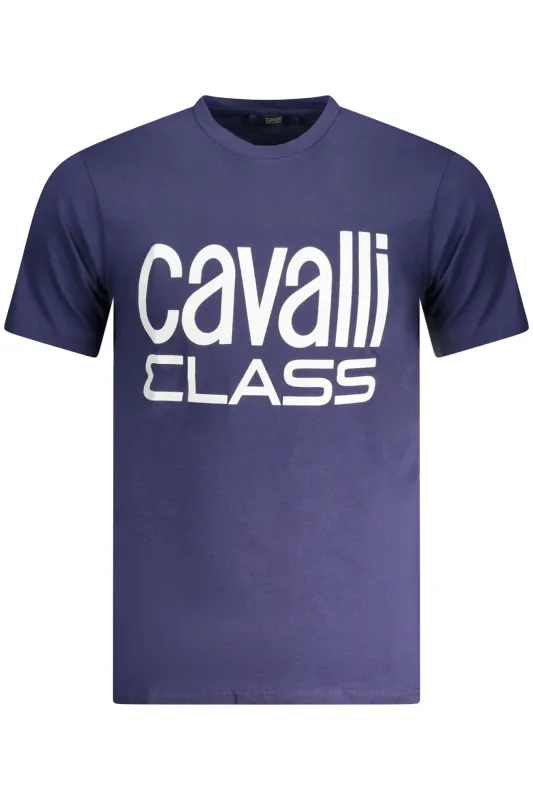 CAVALLI CLASS SHORT SLEEVE T-SHIRT MEN BLUE sold by Siebentaschen