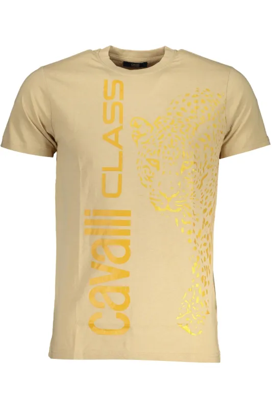 CAVALLI CLASS MEN S SHORT SLEEVED T-SHIRT BEIGE sold by Siebentaschen