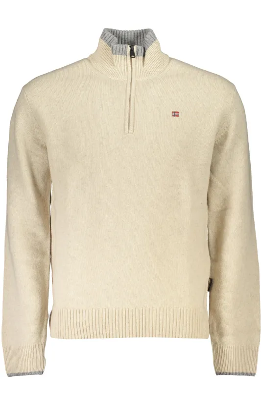 NAPAPIJRI MEN S BEIGE SWEATER sold by Siebentaschen