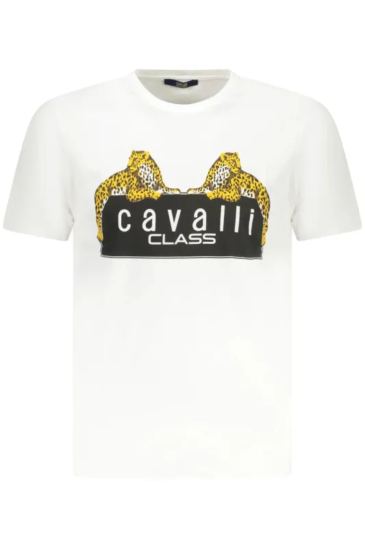 CAVALLI CLASS SHORT SLEEVE T-SHIRT MEN WHITE sold by Siebentaschen