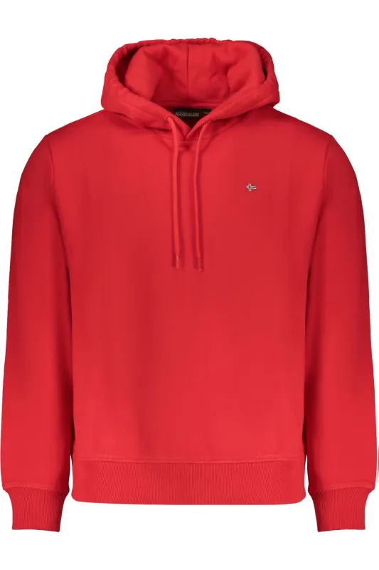 NAPAPIJRI RED MEN S ZIP-LESS SWEATSHIRT sold by Siebentaschen