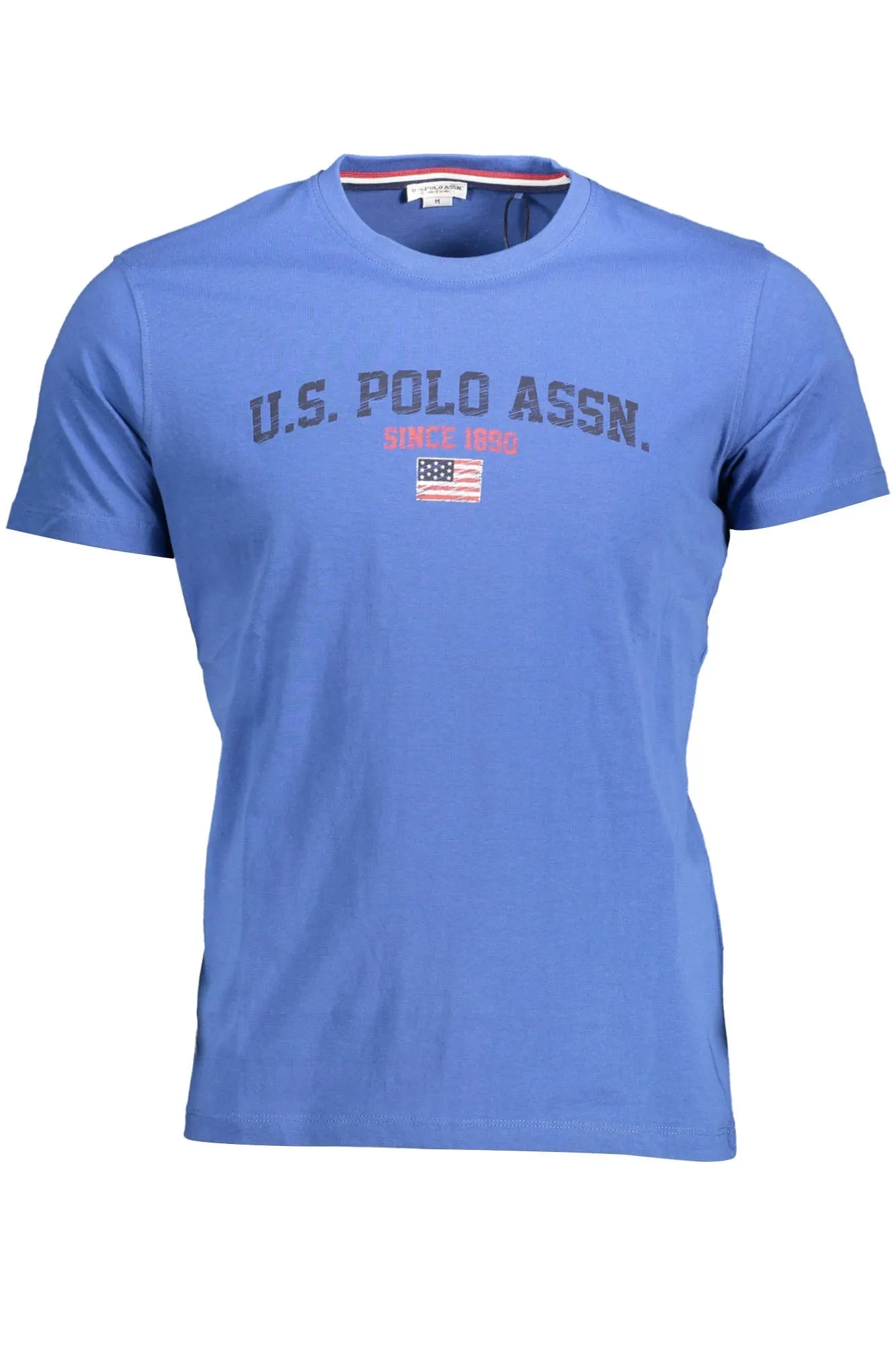 US POLO T-SHIRT SHORT SLEEVES MEN BLUE sold by Siebentaschen