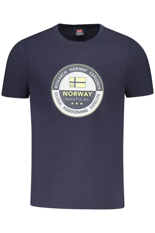NORWAY 1963 MEN S SHORT SLEEVE T-SHIRT BLUE sold by Siebentaschen