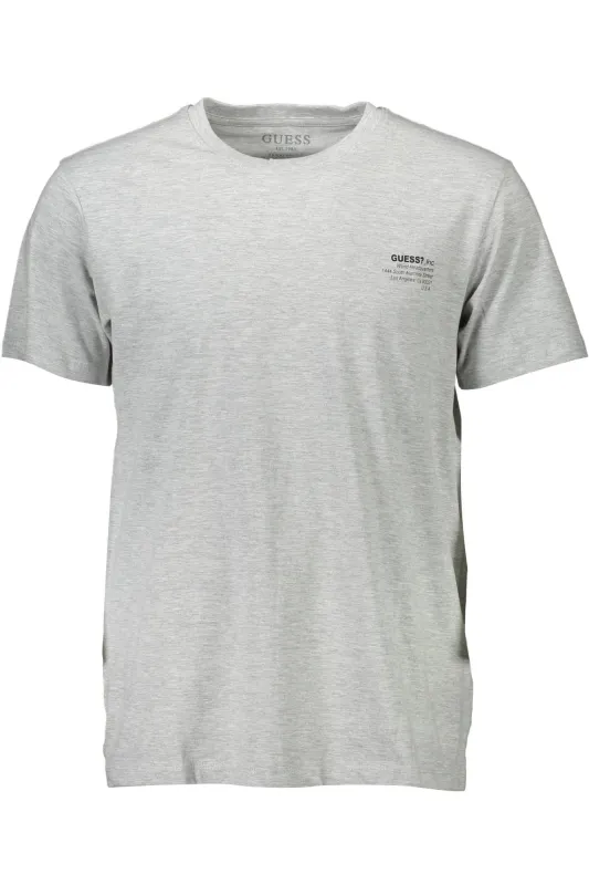GUESS JEANS SHORT SLEEVE T-SHIRT MEN GREY sold by Siebentaschen